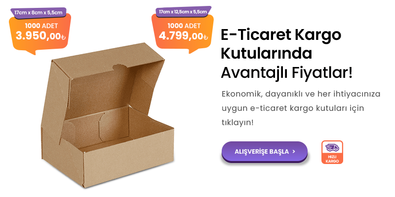 e-ticaret kargo kutusu web