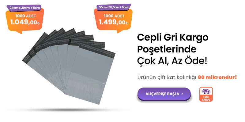 Cepli Gri Kargo Pos╠ğeti Mobil